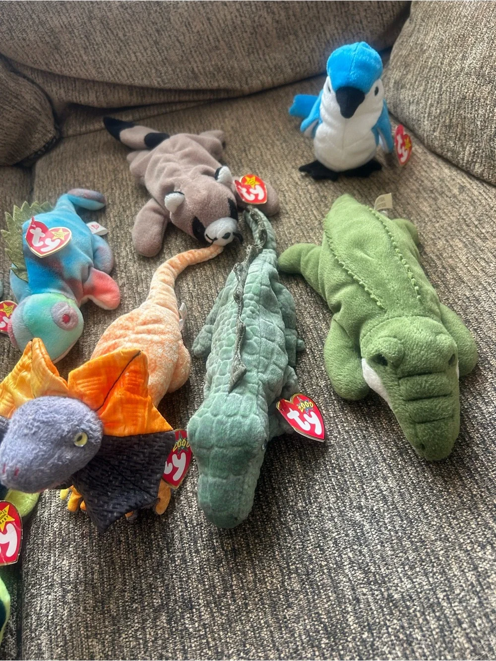 Vintage Ty Beanie Babies Reptiles & Exotic Animals w/ Tags